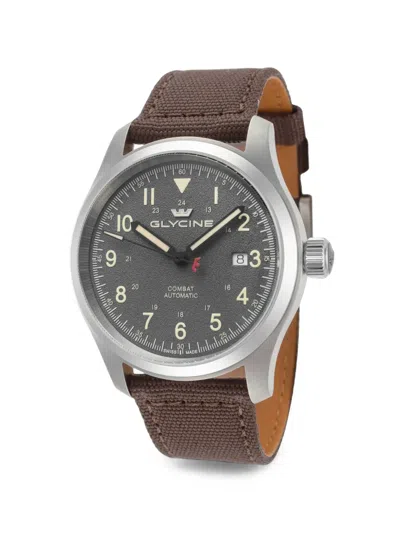 Glycine Combat Field 42mm Watch In Gray