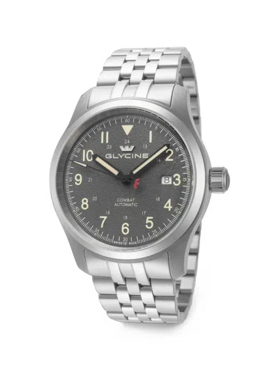 Glycine Combat Field 42mm Watch In Silver