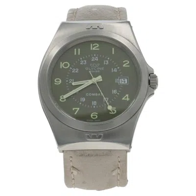 Pre-owned Glycine Combat Men's Watch 8" Stainless Steel 3854 In Multi