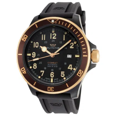 Glycine Combat Sub 46 Men's Watch In Black