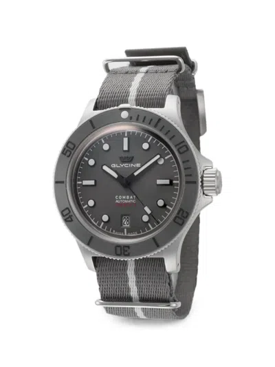Glycine 콤배트 서브박스 세라믹 41mm 시계 In Gray