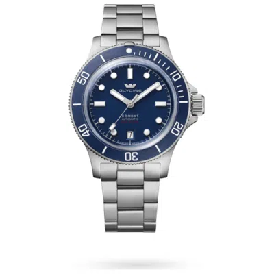 Glycine Combat Sub Box Ceramic Men's Watch In Silver