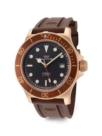 Glycine 콤배트 서브 브론즈 42mm 시계 In Brown
