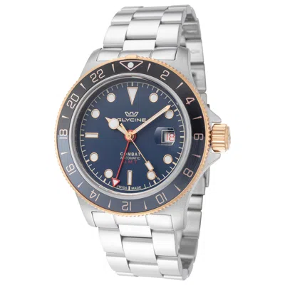 Glycine Combat Sub Gmt 42 Men's Watch In Metallic