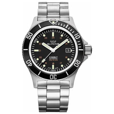 Glycine Combat Sub Men's Watch In Silver