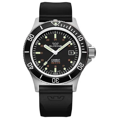 Glycine Combat Sub Men's Watch In Black