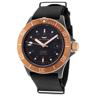 Glycine Combat Sub Men's Watch In Orange
