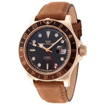 Glycine Combat Sub Sport Bronze Men's Watch In Gold