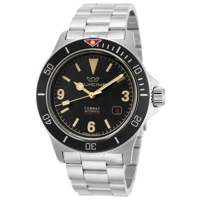 Glycine Combat Sub Vintage Men's Watch In Black