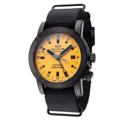 Pre-owned Glycine Men's Airman Contemporary 42mm Automatic Watch Gl0462