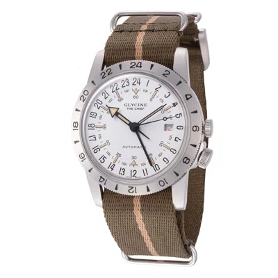 Glycine Men's Airman The Chief Gmt 40mm Automatic Watch In Brown