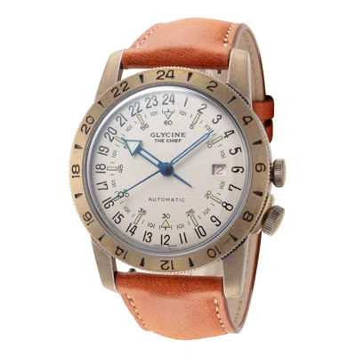 Glycine Men's Airman The Chief Purist 40mm Automatic Watch In Brown