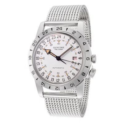 Glycine Men's Airman The Chief Purist 40mm Automatic Watch In Metallic