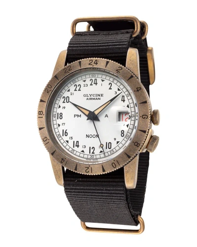 Glycine Men's Airman Vintage Noon Watch