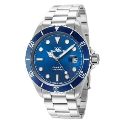 Glycine Men's Combat 40mm Quartz Watch In Silver