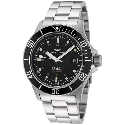 Glycine Men's Combat Sub 42 42mm Automatic Watch In Silver