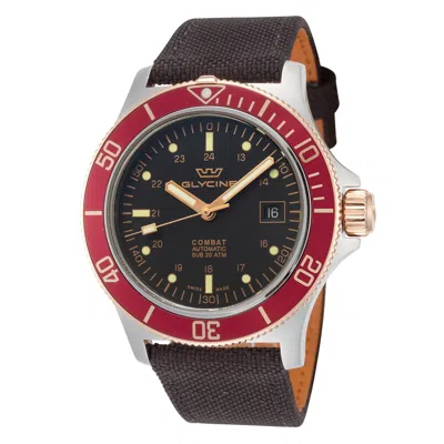 Glycine Men's Combat Sub 42mm Automatic Watch In Black
