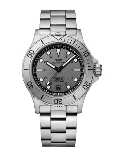 Glycine Combat Sub 42mm Watch In Gray