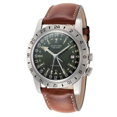 Pre-owned Glycine Men's Gl0305 Airman Vintage The Chief 40mm Automatic Watch