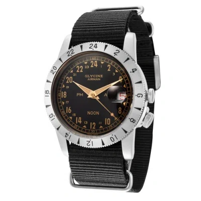 Pre-owned Glycine Men's Gl0377 Airman Vintage Noon 40mm Automatic Watch