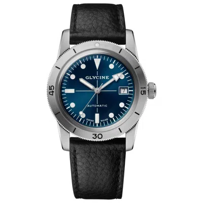 Glycine Sea Kraken Unisex Watch In Black