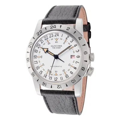 Glycine Unisex Airman The Chief Purist 40mm Automatic Watch In Silver