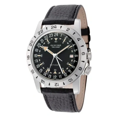 Pre-owned Glycine Unisex Gl0465 Airman Vintage The Chief 40mm Automatic Watch