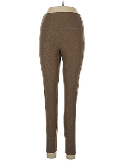 Pre-owned Glyder Active Pants In Brown