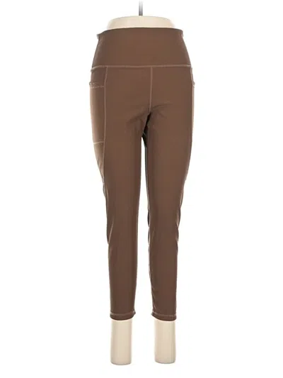 Pre-owned Glyder Active Pants In Brown