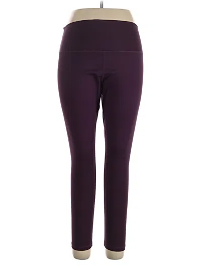 Pre-owned Glyder Active Pants In Purple