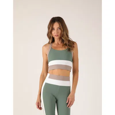 Glyder Arabesque Bra In Green