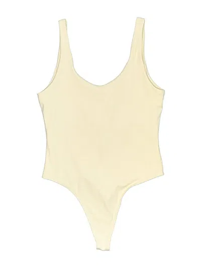 Pre-owned Glyder Bodysuit In Ivory