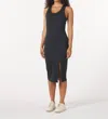 Glyder Breezy Midi Dress In Black Marble In Black