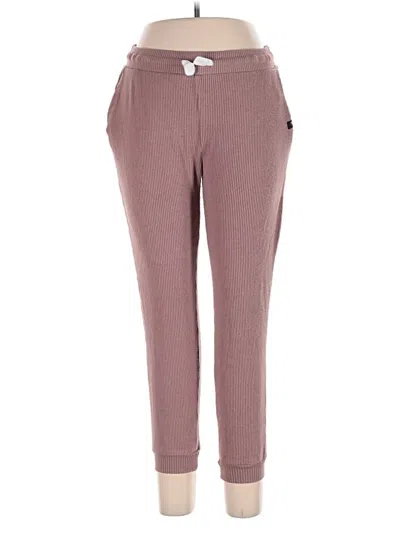 Pre-owned Glyder Casual Pants In Burgundy