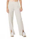 Glyder Charlotte Relaxed Pant In Oatmilk In White