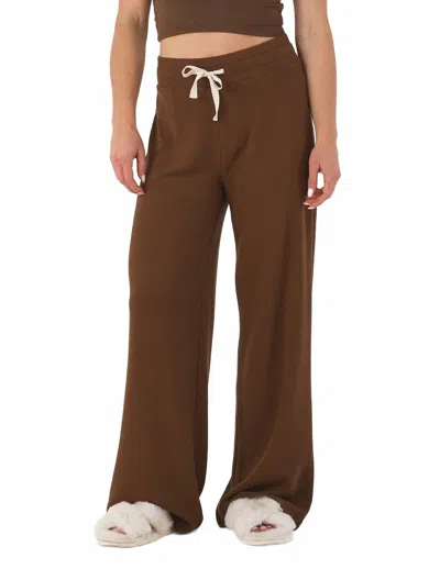 Glyder Cloud Fleece Pants In Chocolate In Brown