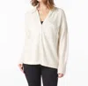 Glyder Downtown Button Down Shirt In Oatmilk