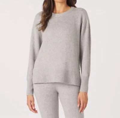 Glyder Elevated Knit Crew Sweater In Ash Grey In Gray
