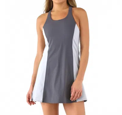 Glyder Full Force Dress In Carbon/ash Grey In Multi