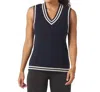 Glyder Hanalei Vest In Navy/white In Multi