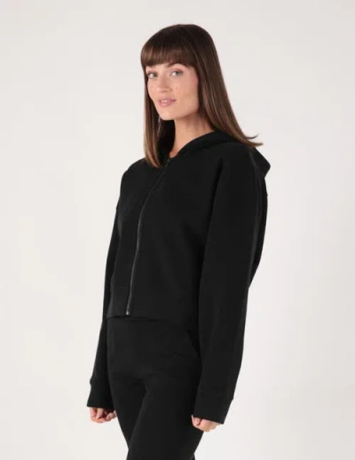 Glyder High Set Zip In Black
