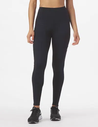 Glyder High Waist Compression Cargo Leggings In Black