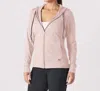 Glyder On The Go Lightweight Zip Up Hoodie In Adobe Rose Marble In Multi