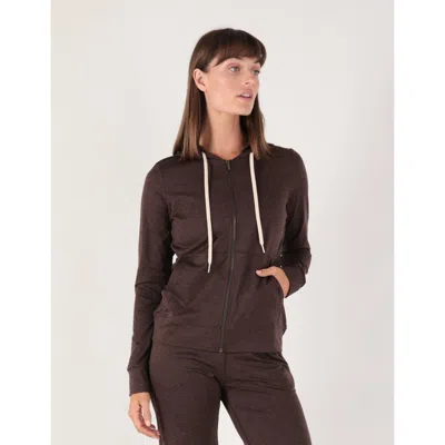 Glyder On The Go Lightweight Zip Up Hoodie In Java