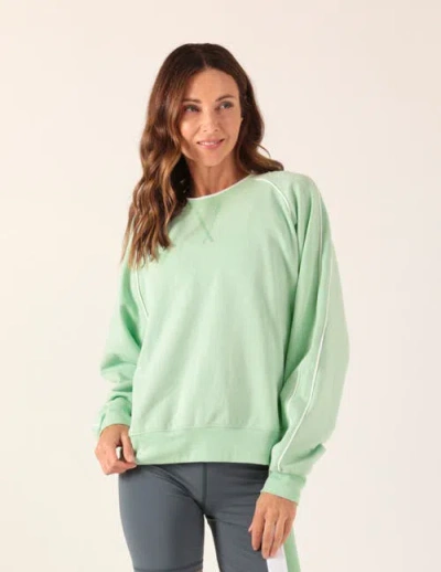 Glyder Pacer Crew Sweatshirt In Green