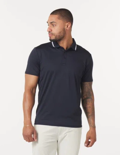 Glyder Power Fade Polo In Blue