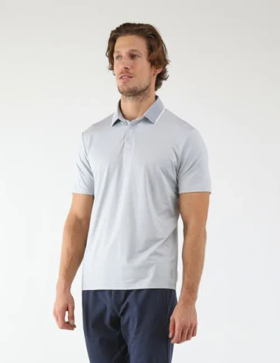 Glyder Power Fade Polo In Gray