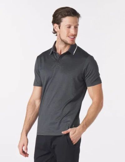 Glyder Power Fade Polo In Gray