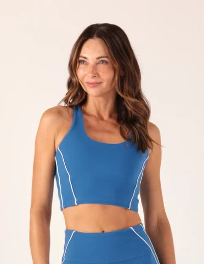 Glyder Power Stride Bra In Blue