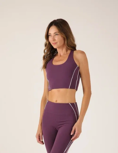 Glyder Power Stride Bra In Purple